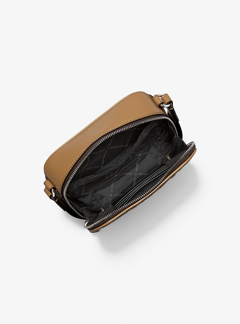 MICHAEL KORS Hudson Logo Embossed Crossbody Bag outlook