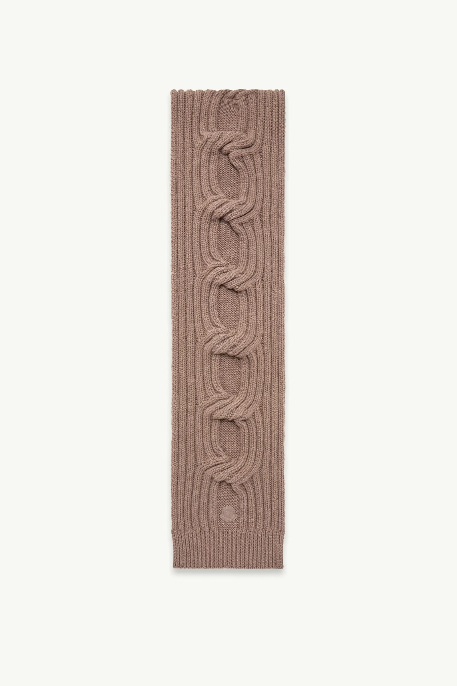 Chain Knit Wool & Cashmere Scarf - 1