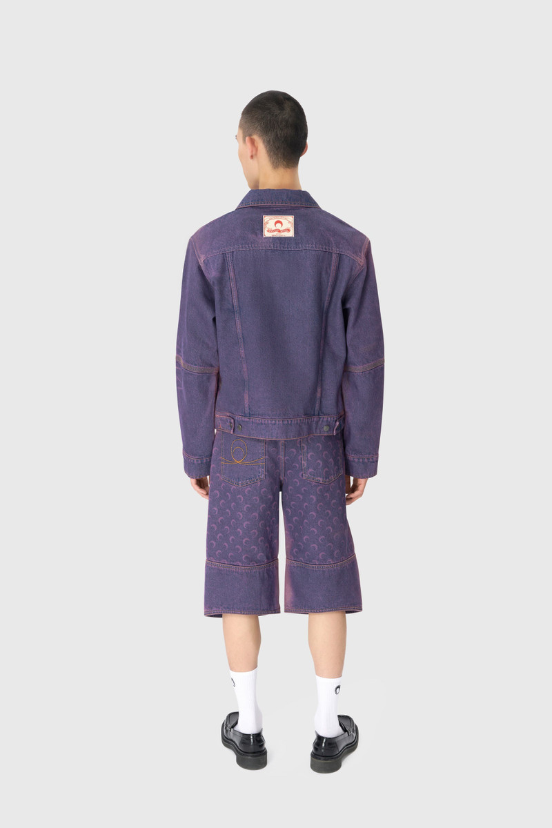 Moon Laser Denim Trucker Jacket 4