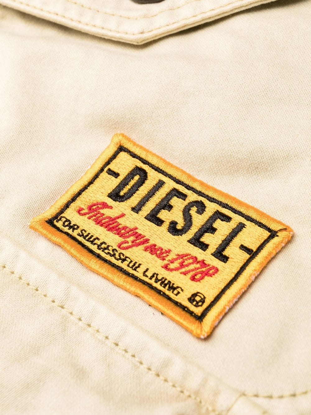 logo-patch bomber jacket - 6