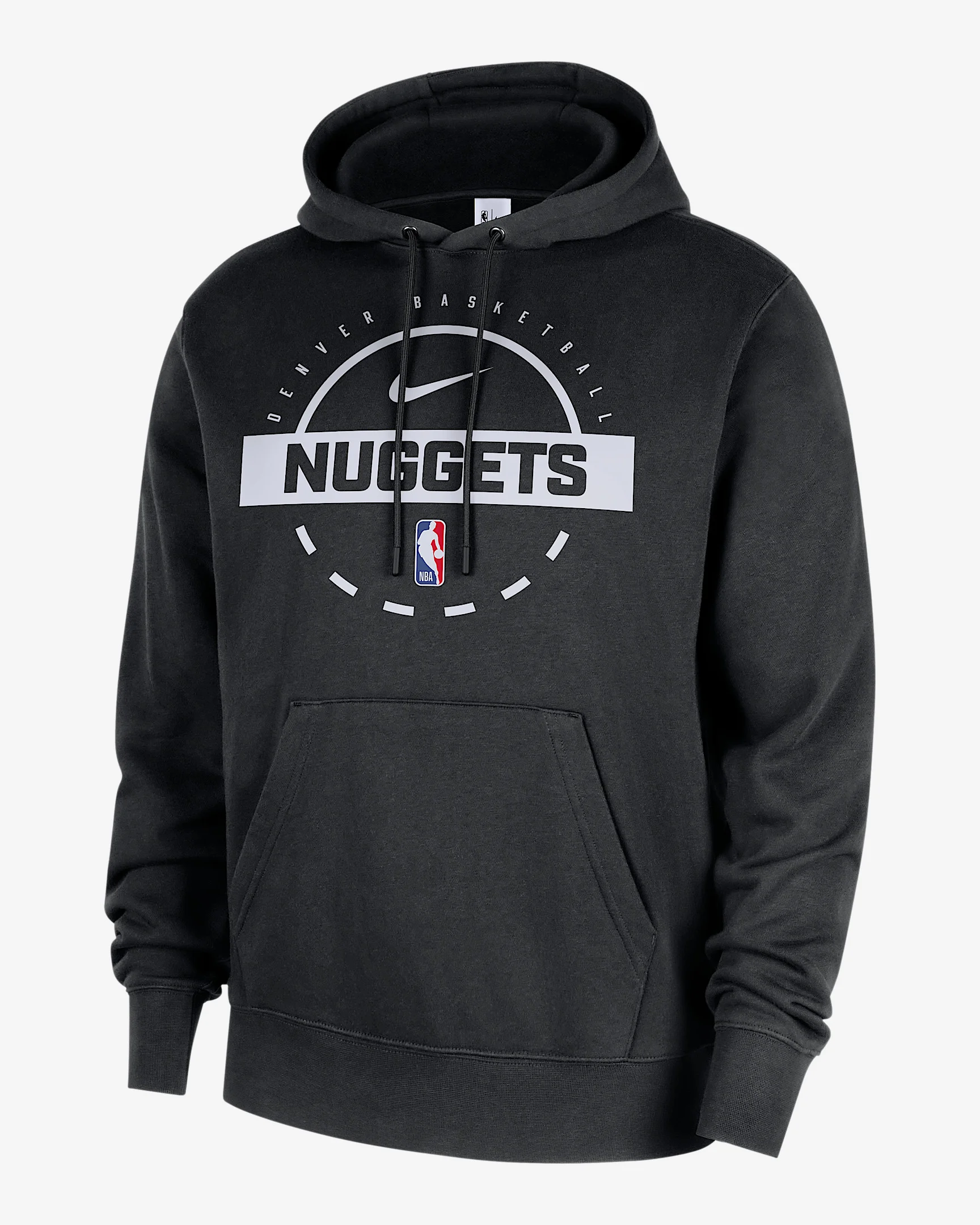 Denver Nuggets Club Men's Nike NBA Practice Pullover Hoodie - 1