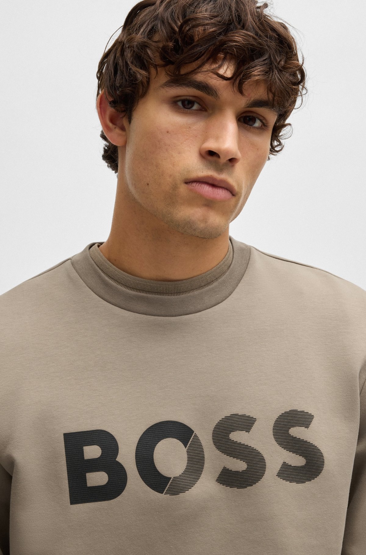 REGULAR-FIT SWEATSHIRT WITH LOGO PRINT - 3