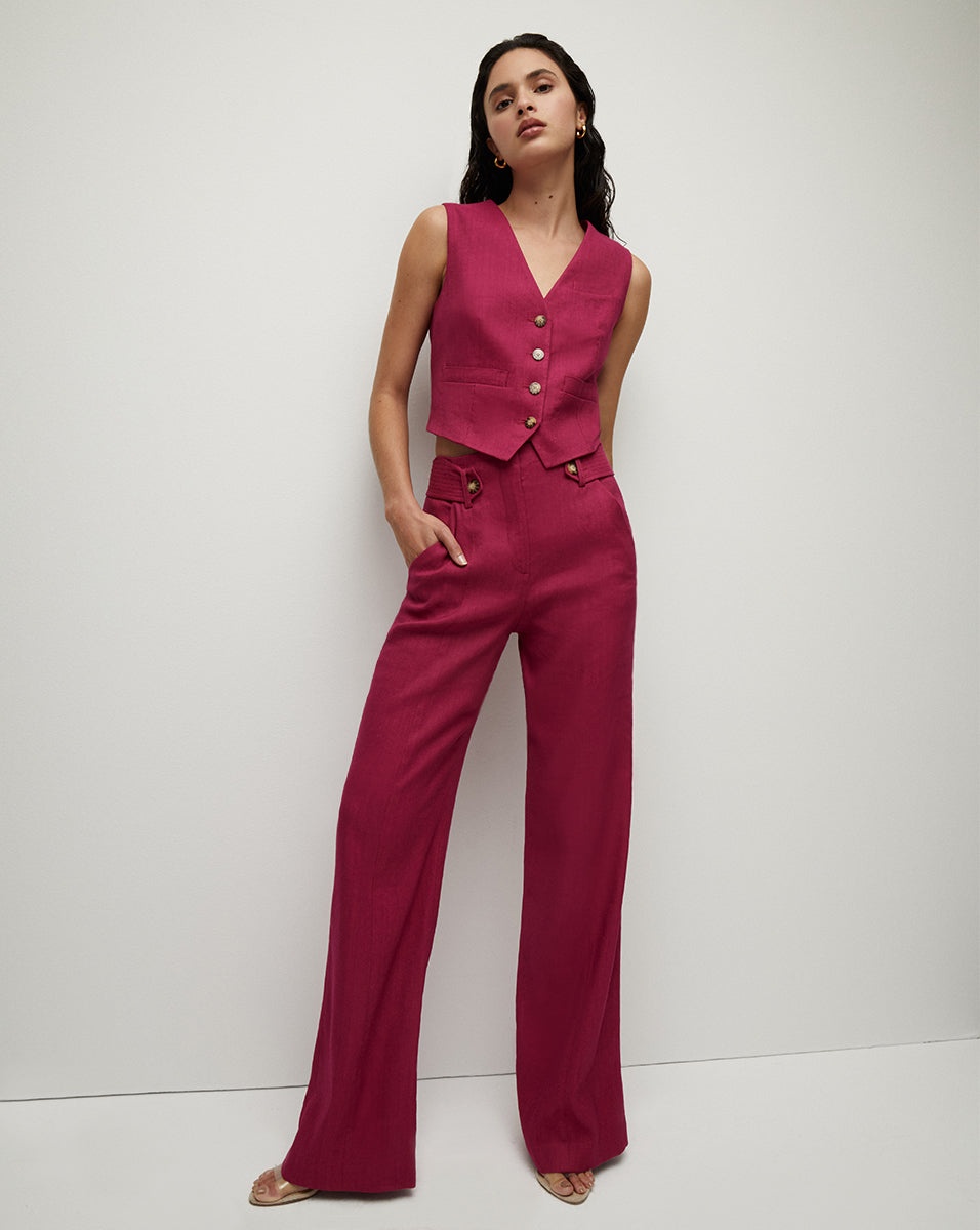 SUNNY TWILL-LINEN PANT - 7