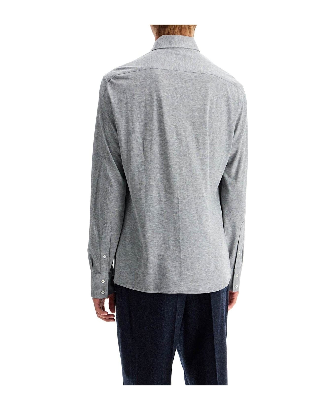 Long-sleeved Buttoned Shirt - 3