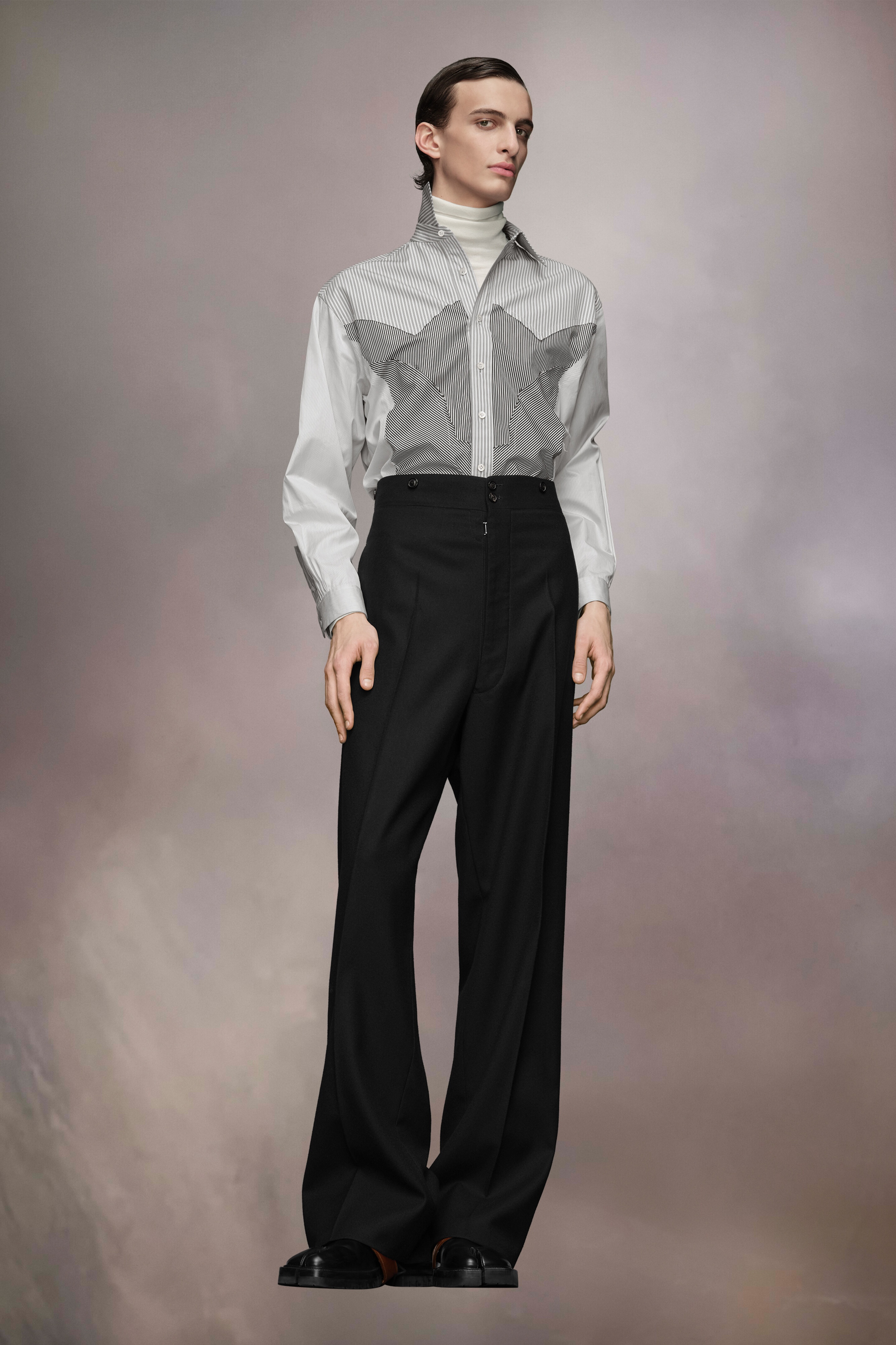 Barathea Wool Trousers - 3