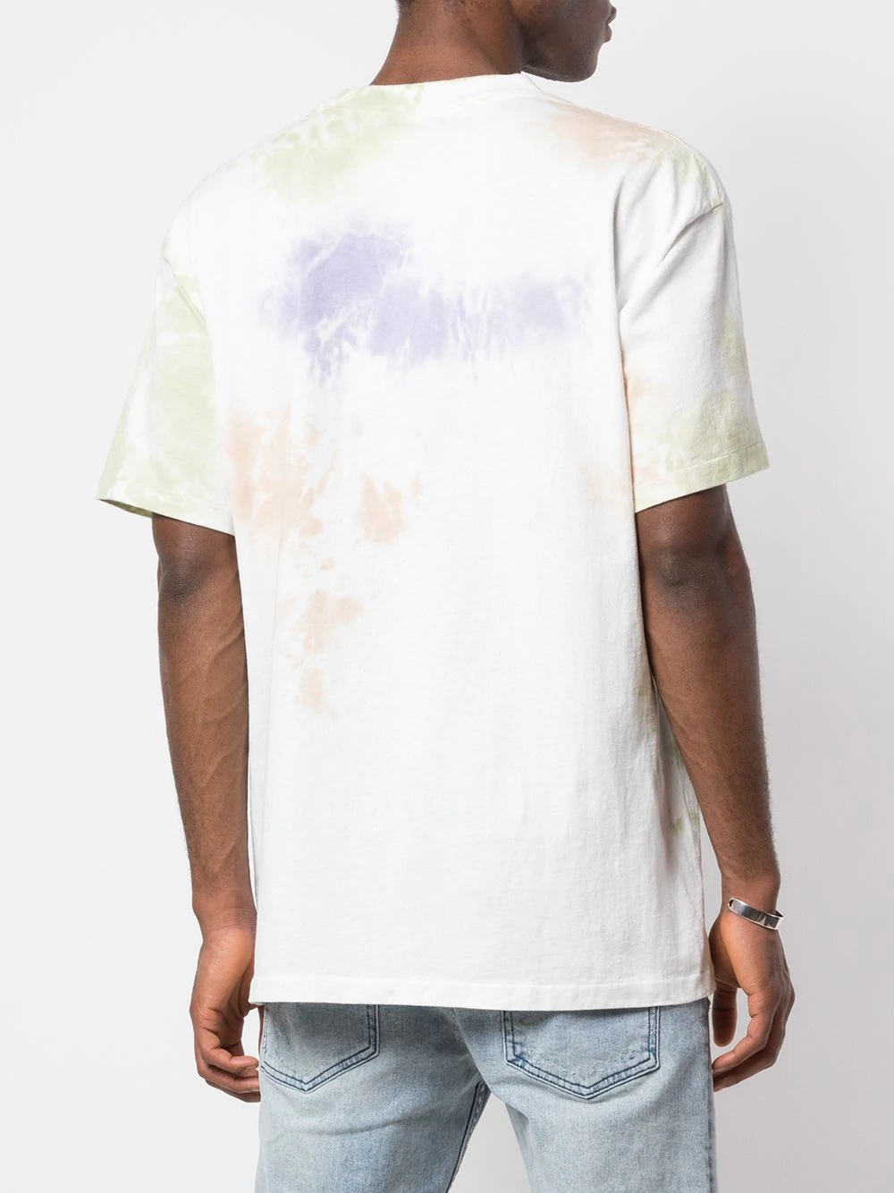 crew neck tie-dye print T-shirt - 4