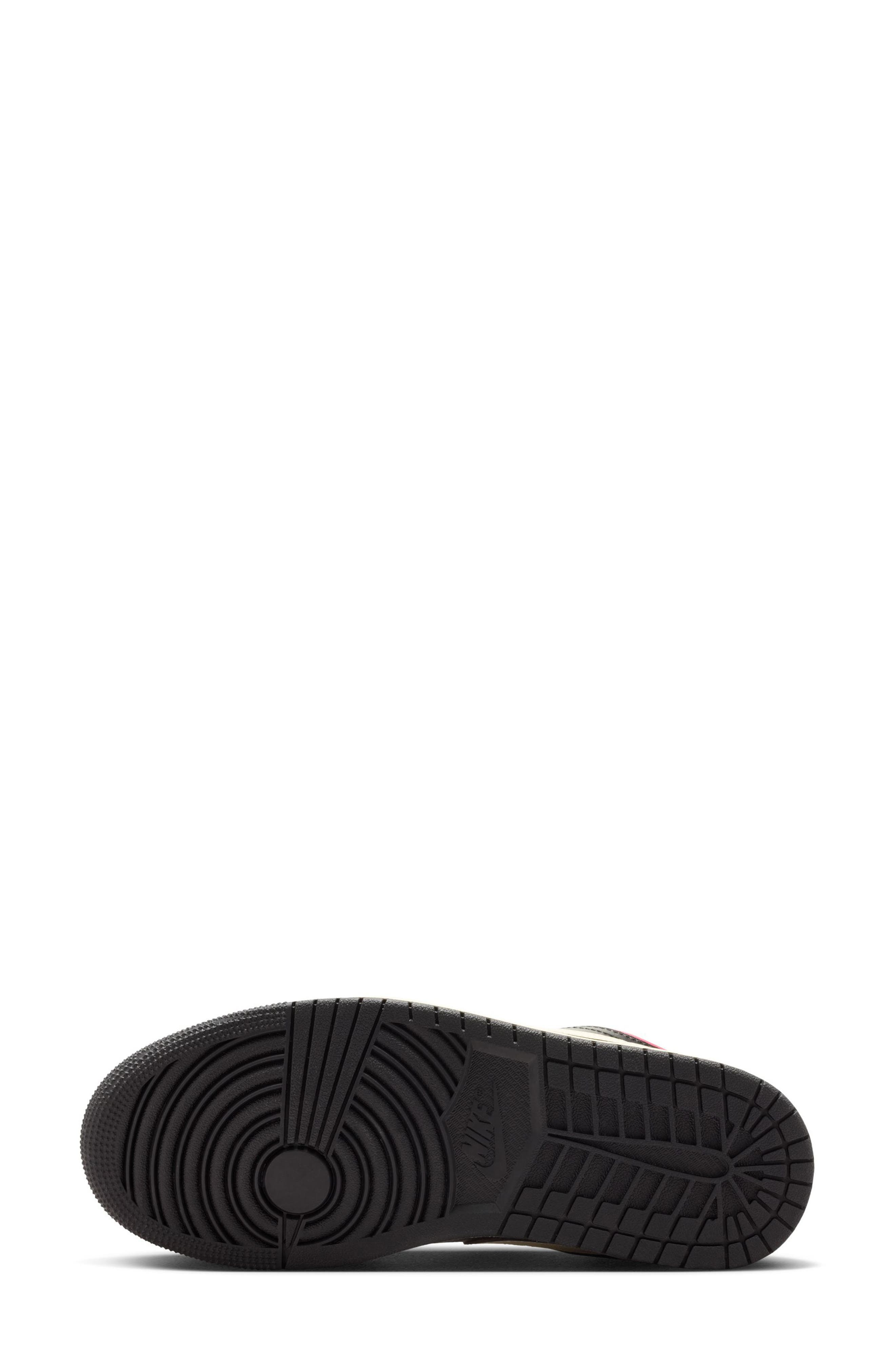 Air Jordan 1 Low Sneaker in Mystic Hibiscus/Milk/Black at Nordstrom - 4