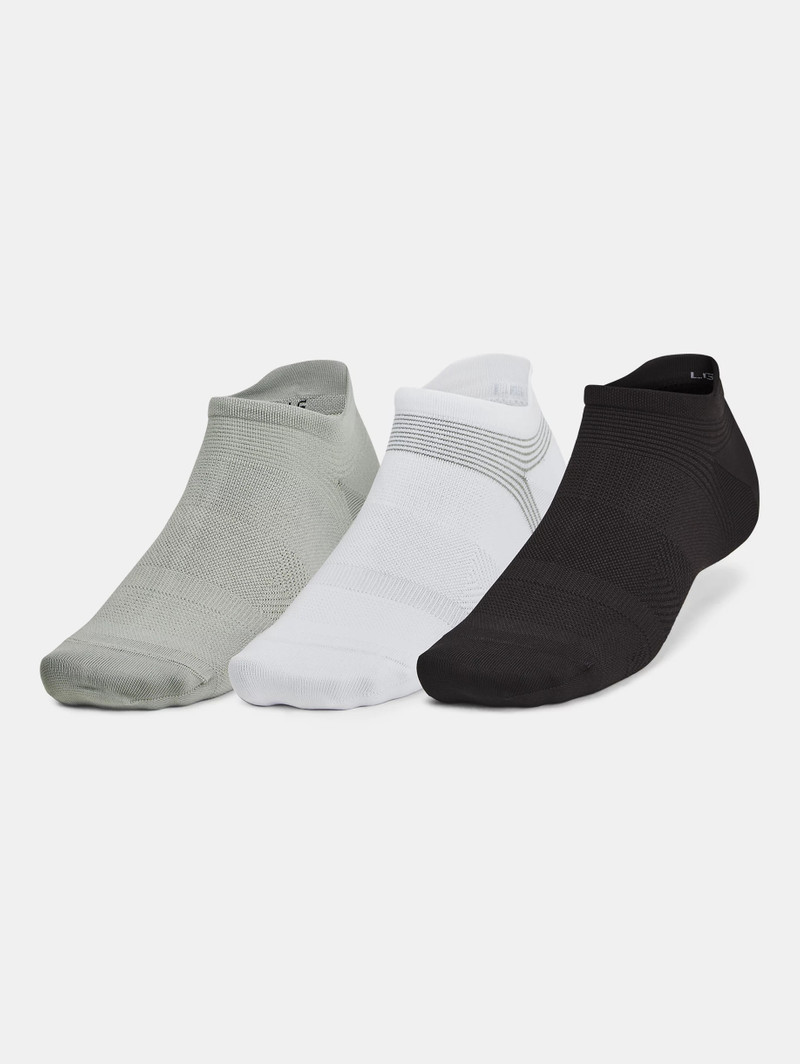 Unisex UA ArmourDry® Run Lite 3-Pack No Show Tab Socks 3