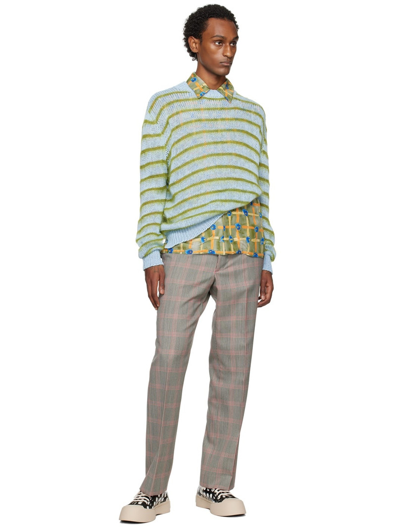 Marni Blue Stripe Sweater outlook