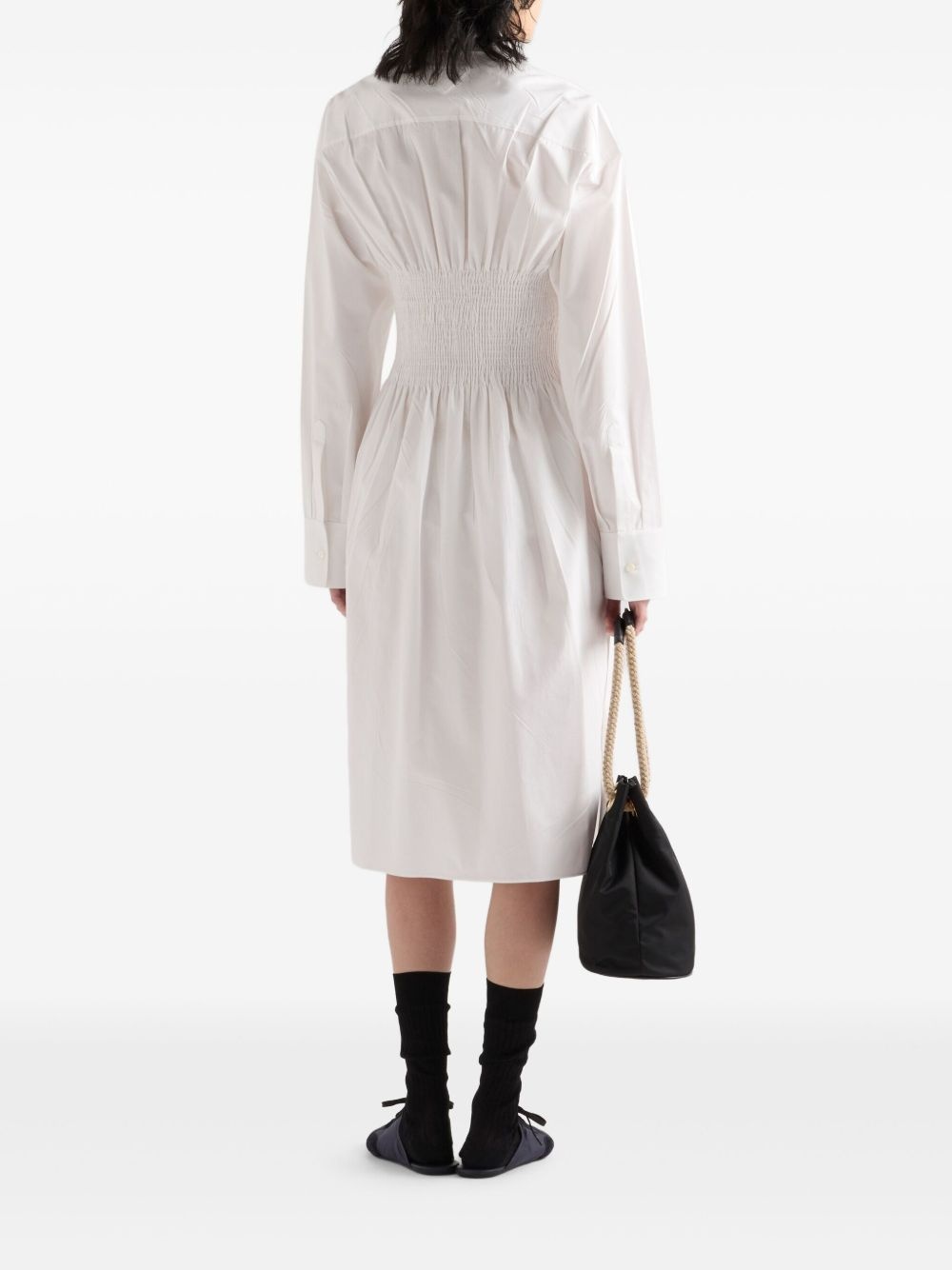 cotton-canvas dress - 3