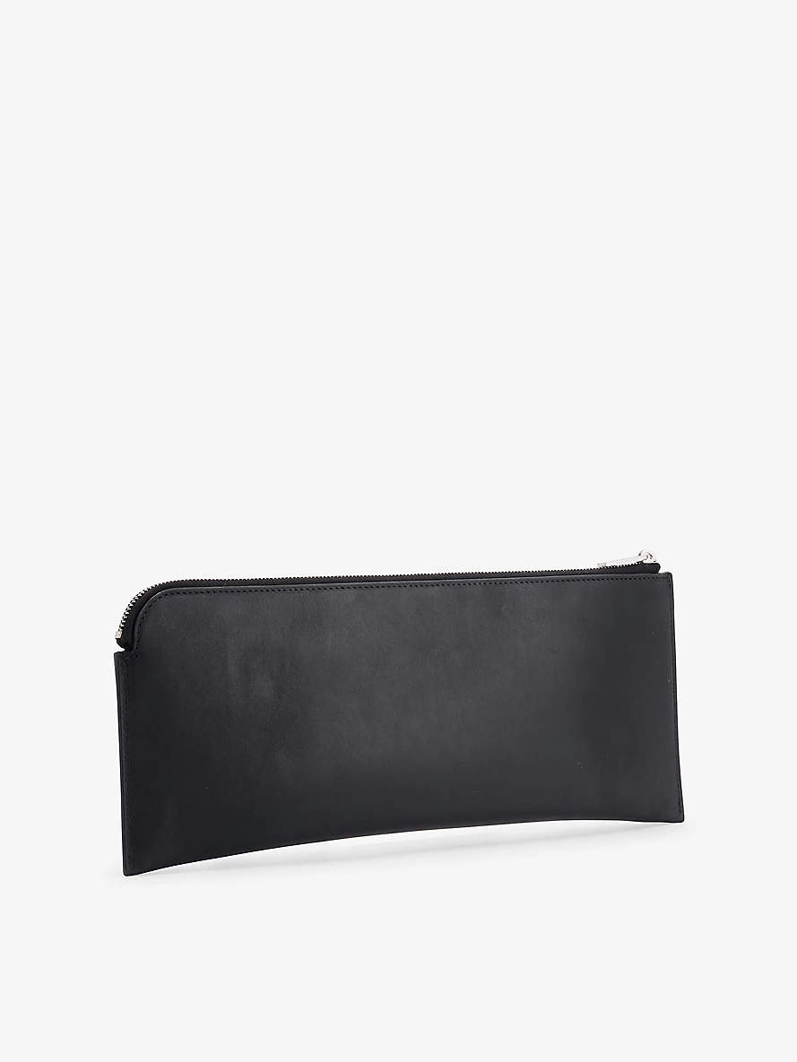 Brand-debossed leather wallet - 3