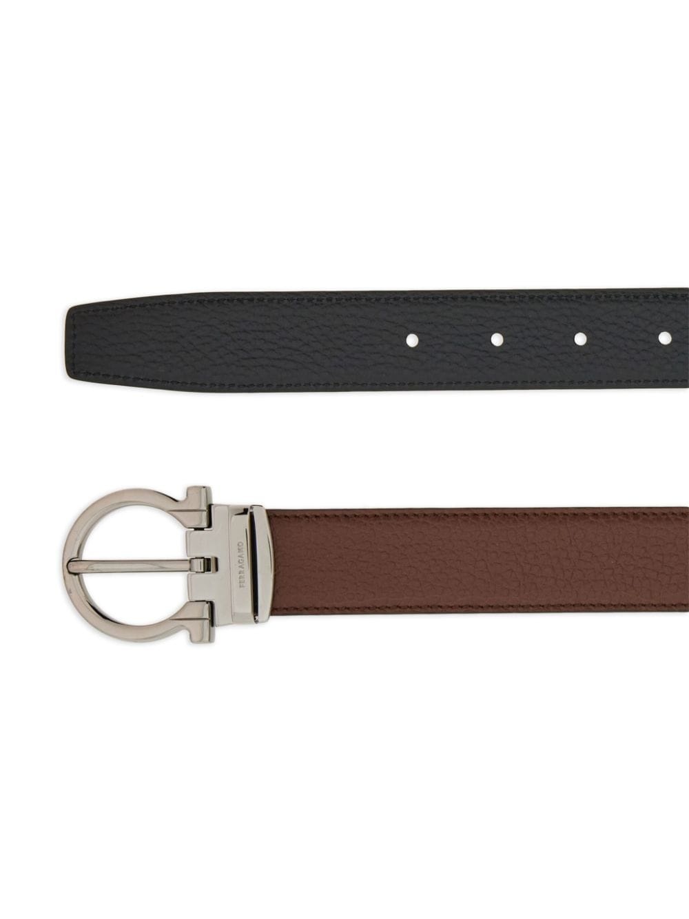 reversible Gancini belt - 2