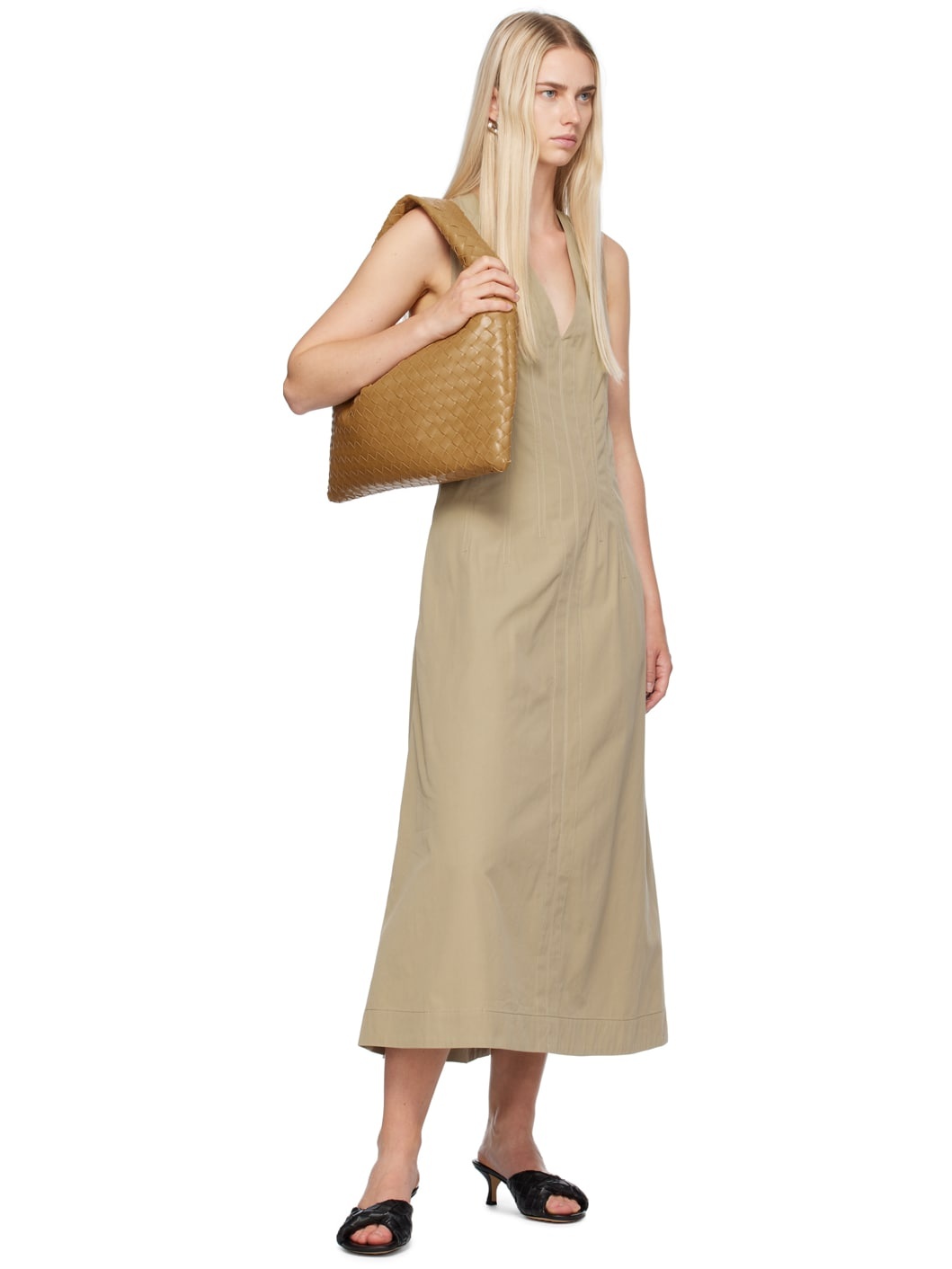 Tan Small Hop Bag - 4