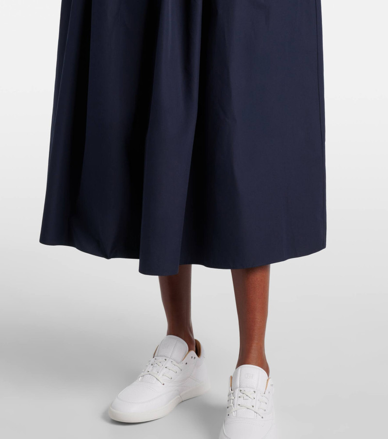 Chiara cotton poplin midi skirt 5