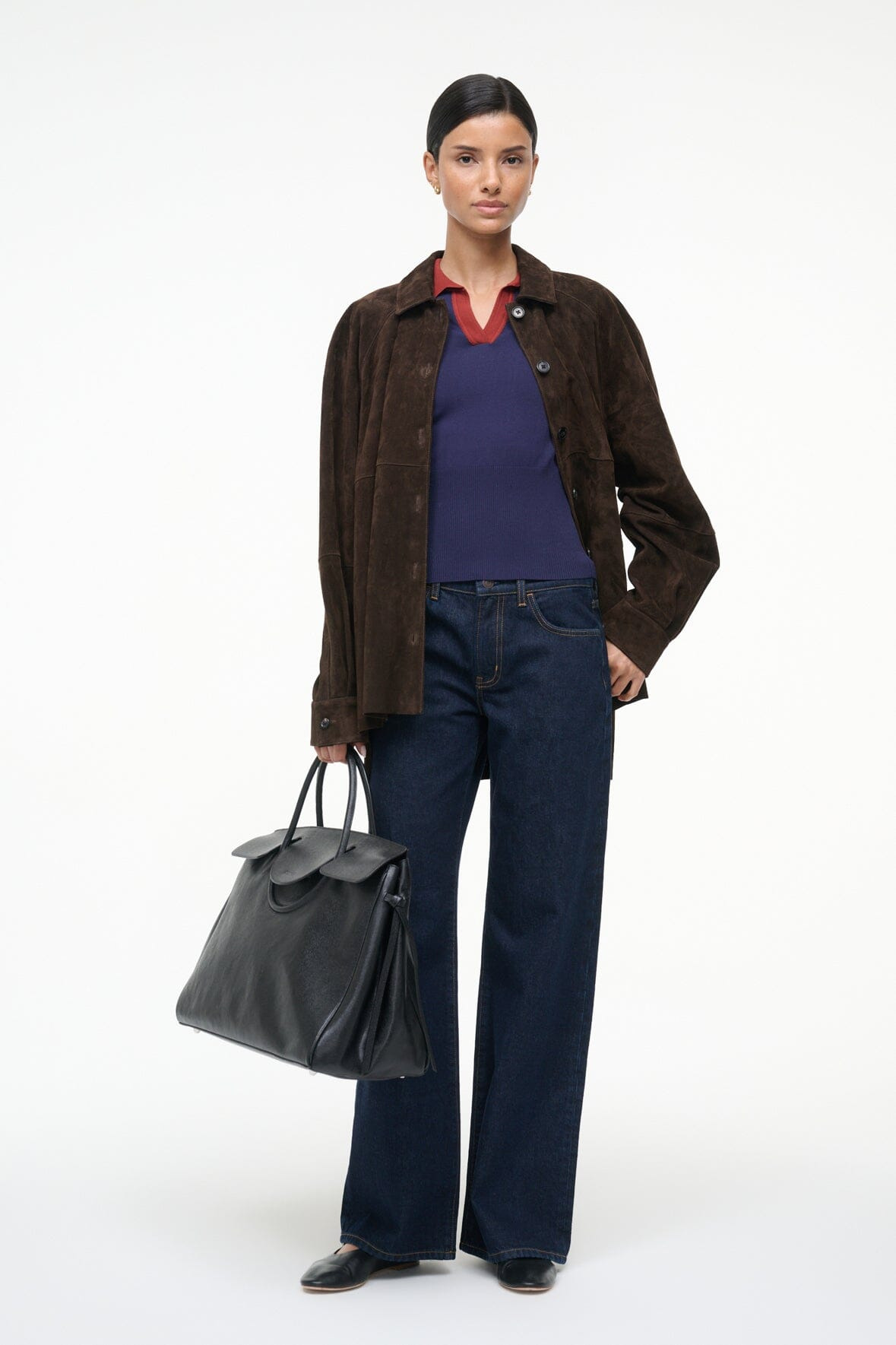 STAUD GENE TOP NAVY SANGRIA - 3