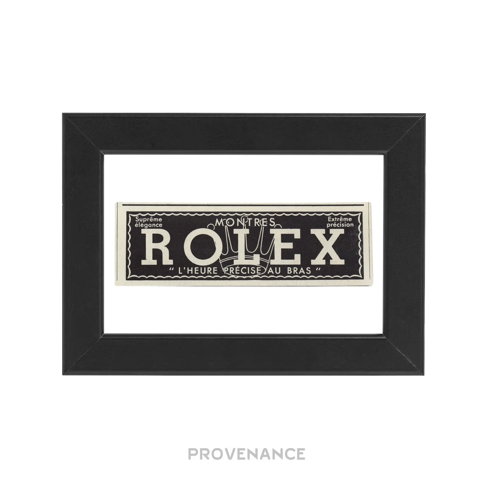 Rolex Antique Vintage Newsprint Ad - Crown Logo - 1