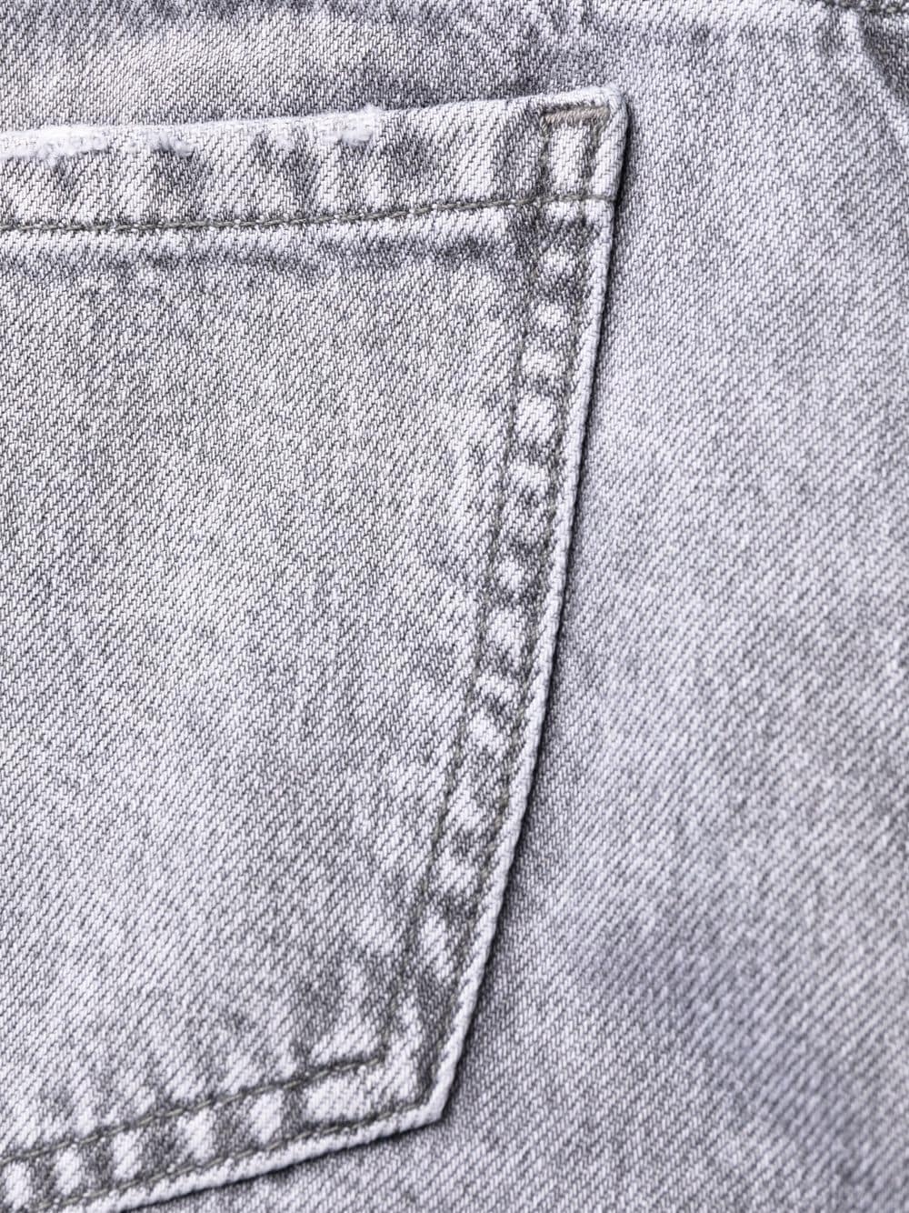 ripped cropped jeans - 8