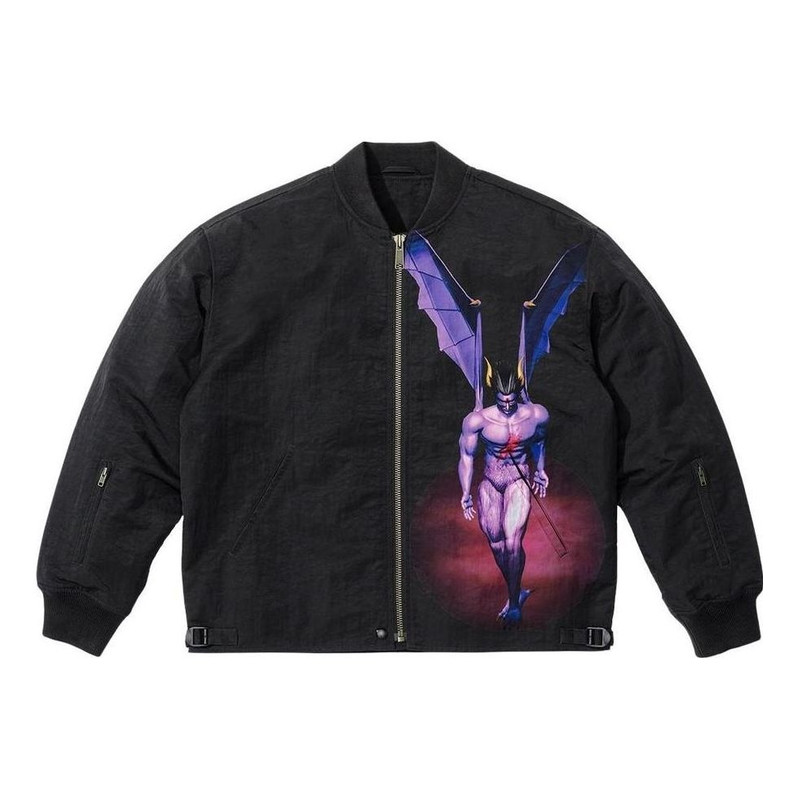 대 x Yohji Yamamoto 나일론 Bomber 재킷 '블랙 멀티 컬러'SUP-FW22-255 - 1