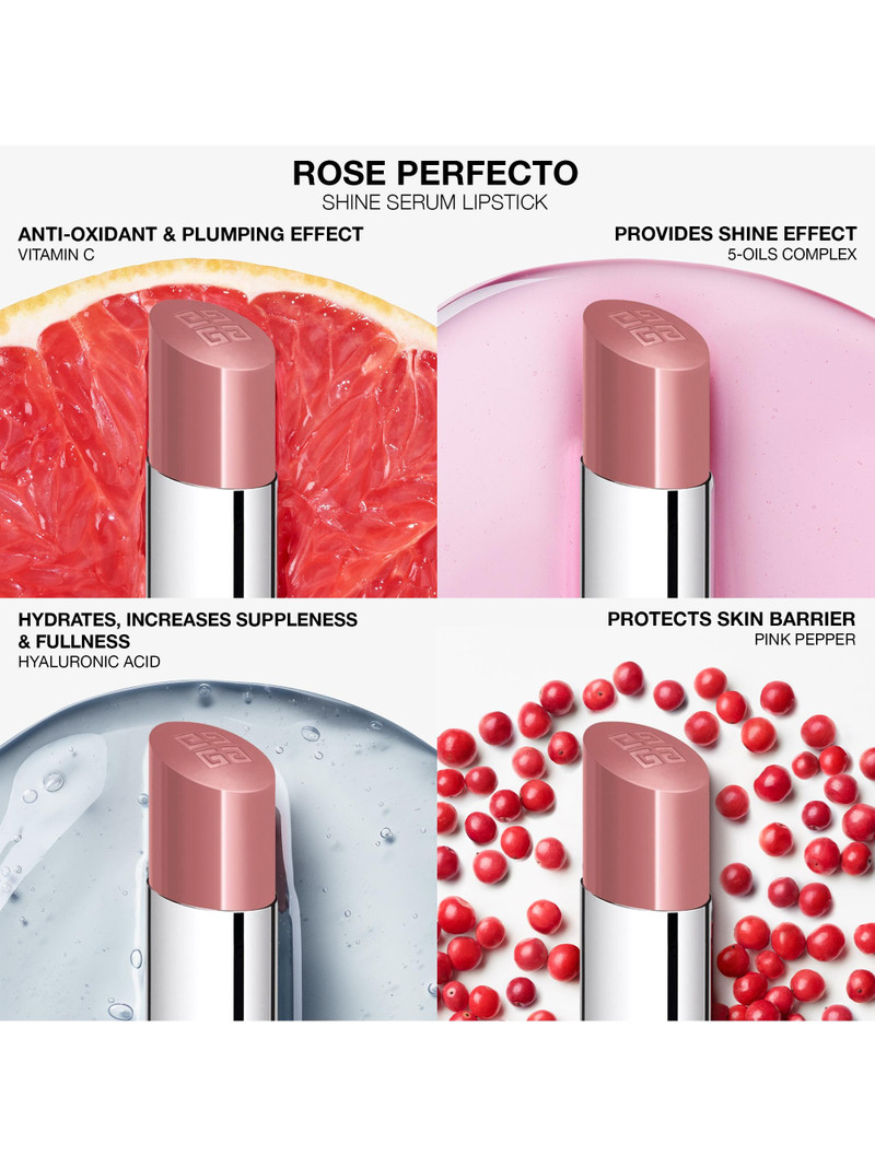 Women's Rose Perfecto Shine Serum Lip Oil Stick - Spicy Maple 4