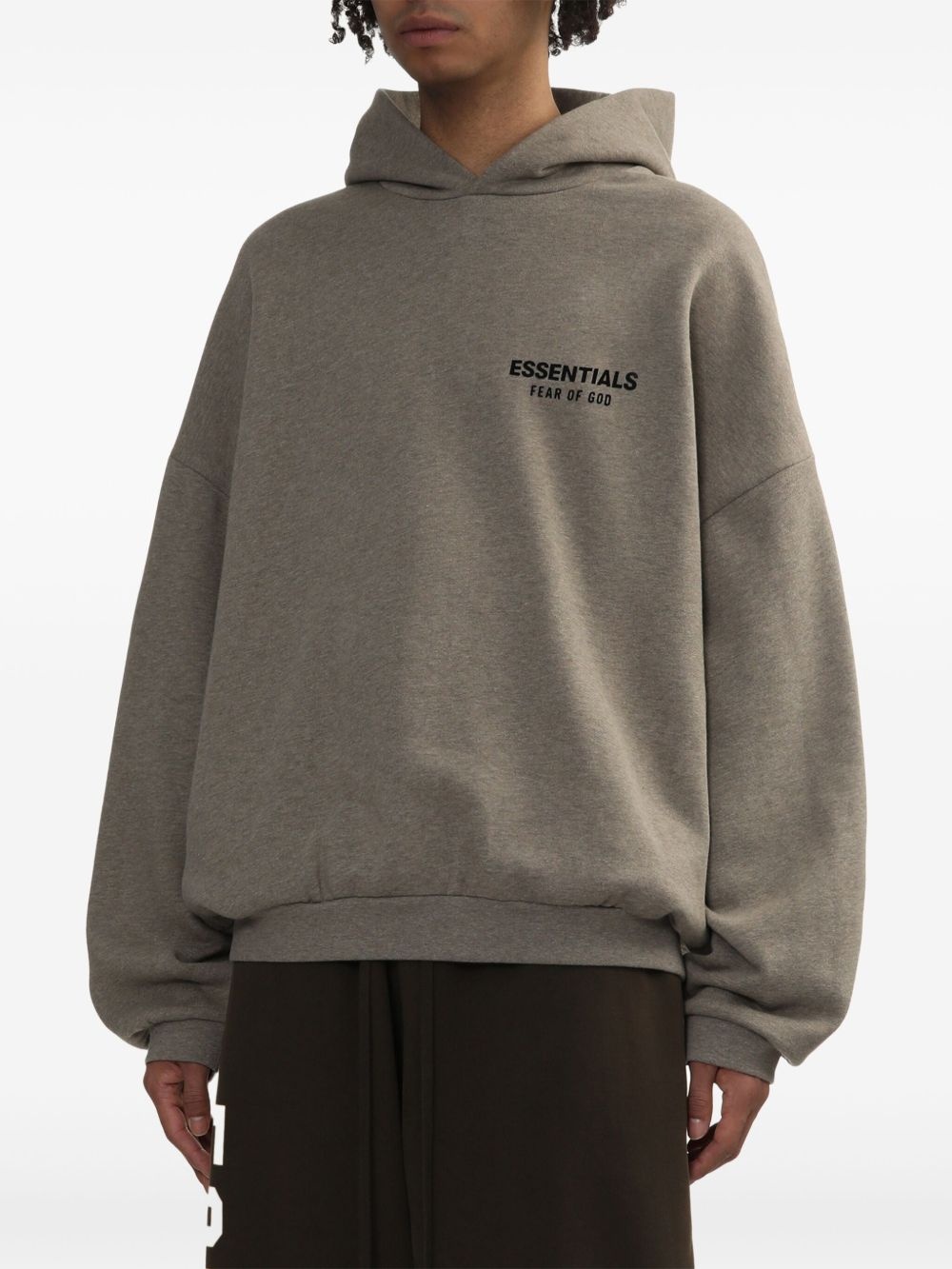 logo-print hoodie - 3