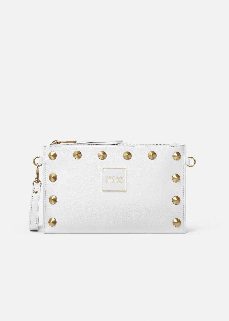 Studded Logo Wristlet 1