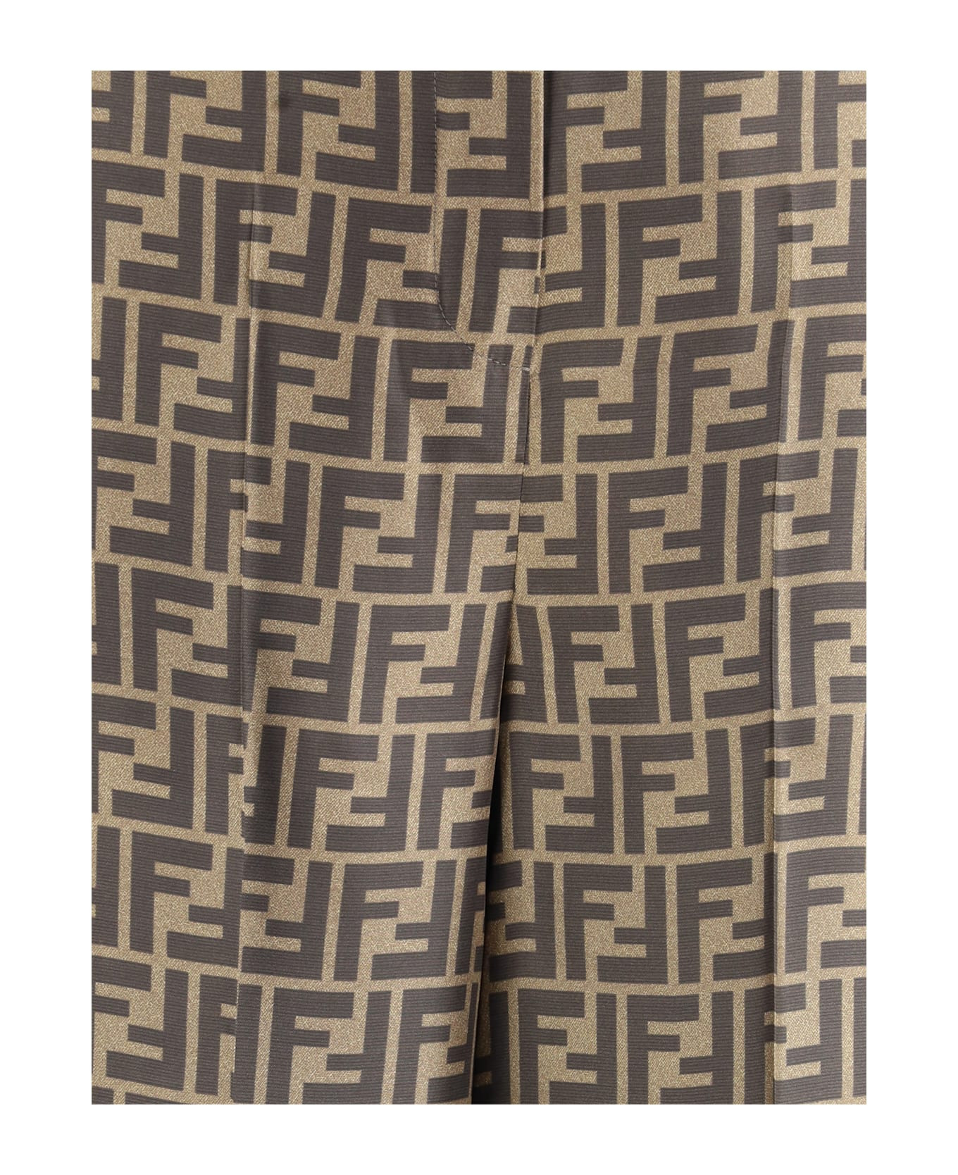 Monogram Pattern Silk Pants - 3
