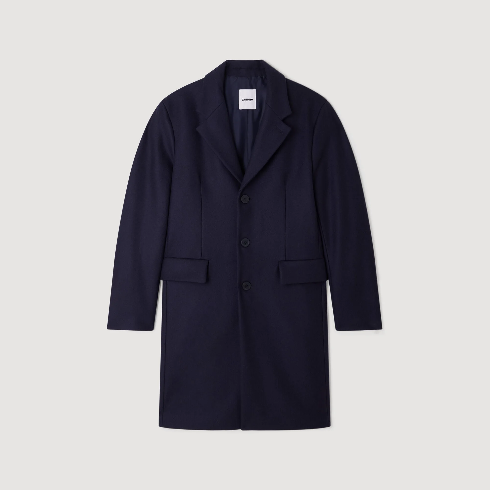WOOL AND CASHMERE COAT - 1