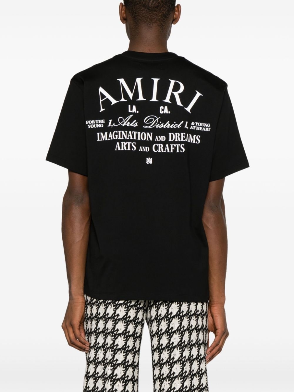 AMIRI logo-print cotton T-shirt | REVERSIBLE