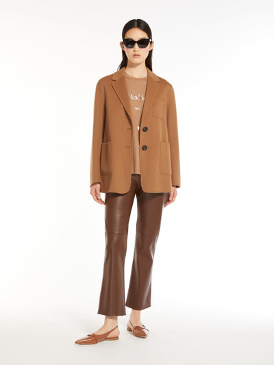 Max Mara SUBLIME Coated fabric trousers outlook