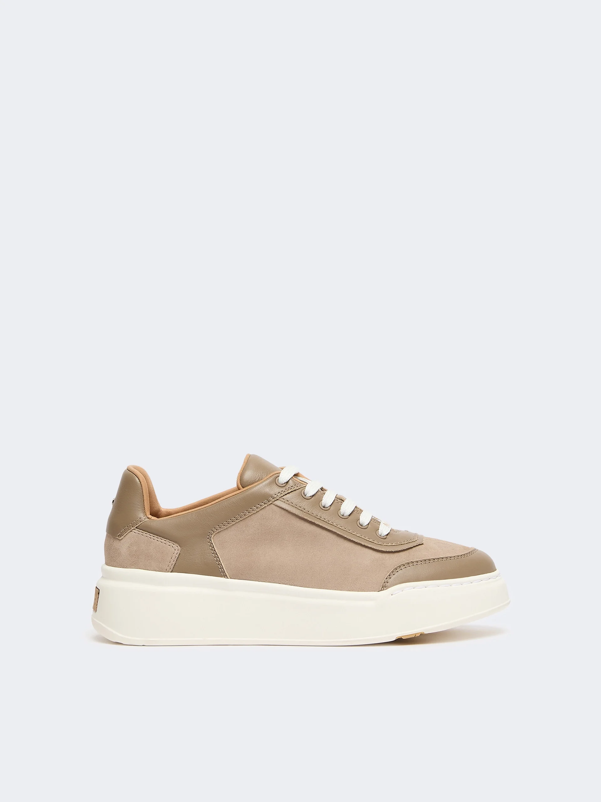 MAXISUEDE Urban suede sneakers - MEDIUM GREY - 1