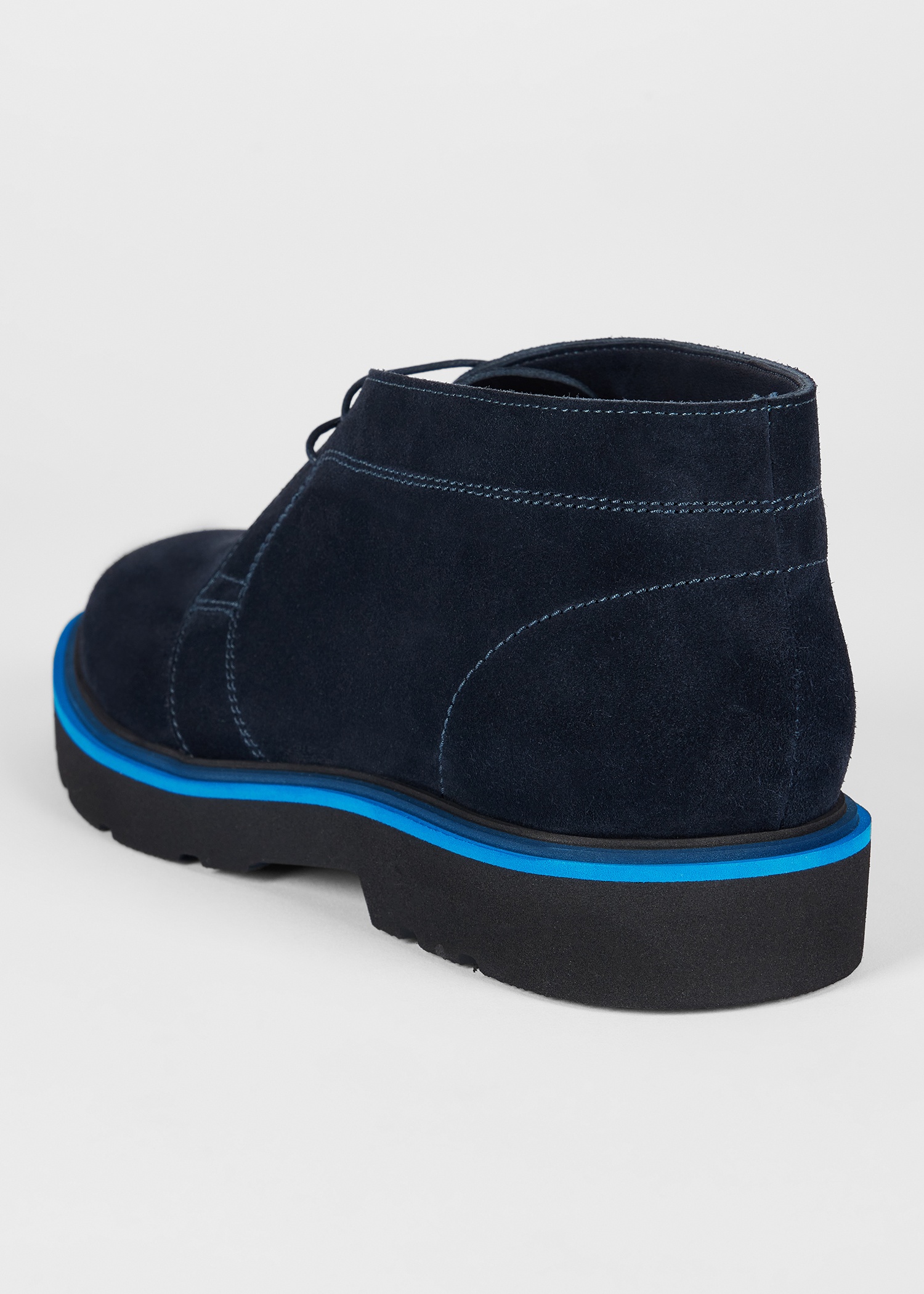Navy Suede 'Karr' Boots - 3