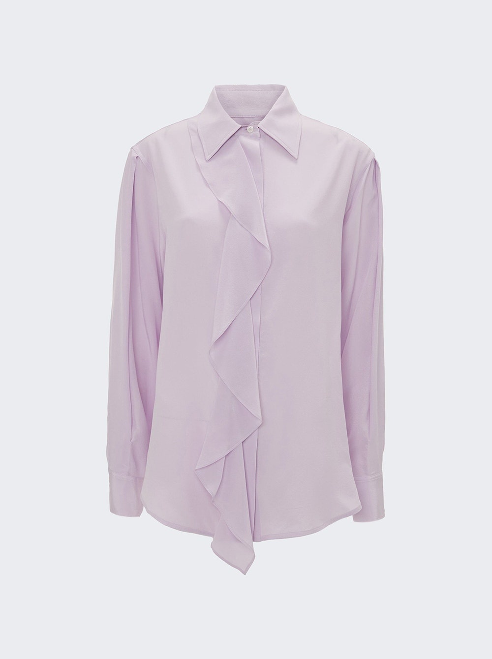 Asymmetric Ruffle Blouse Petunia - 1