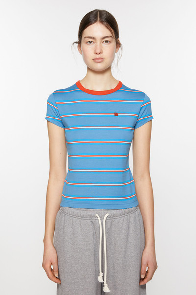 Acne Studios Crew neck t-shirt - Fitted fit - Sea Blue outlook