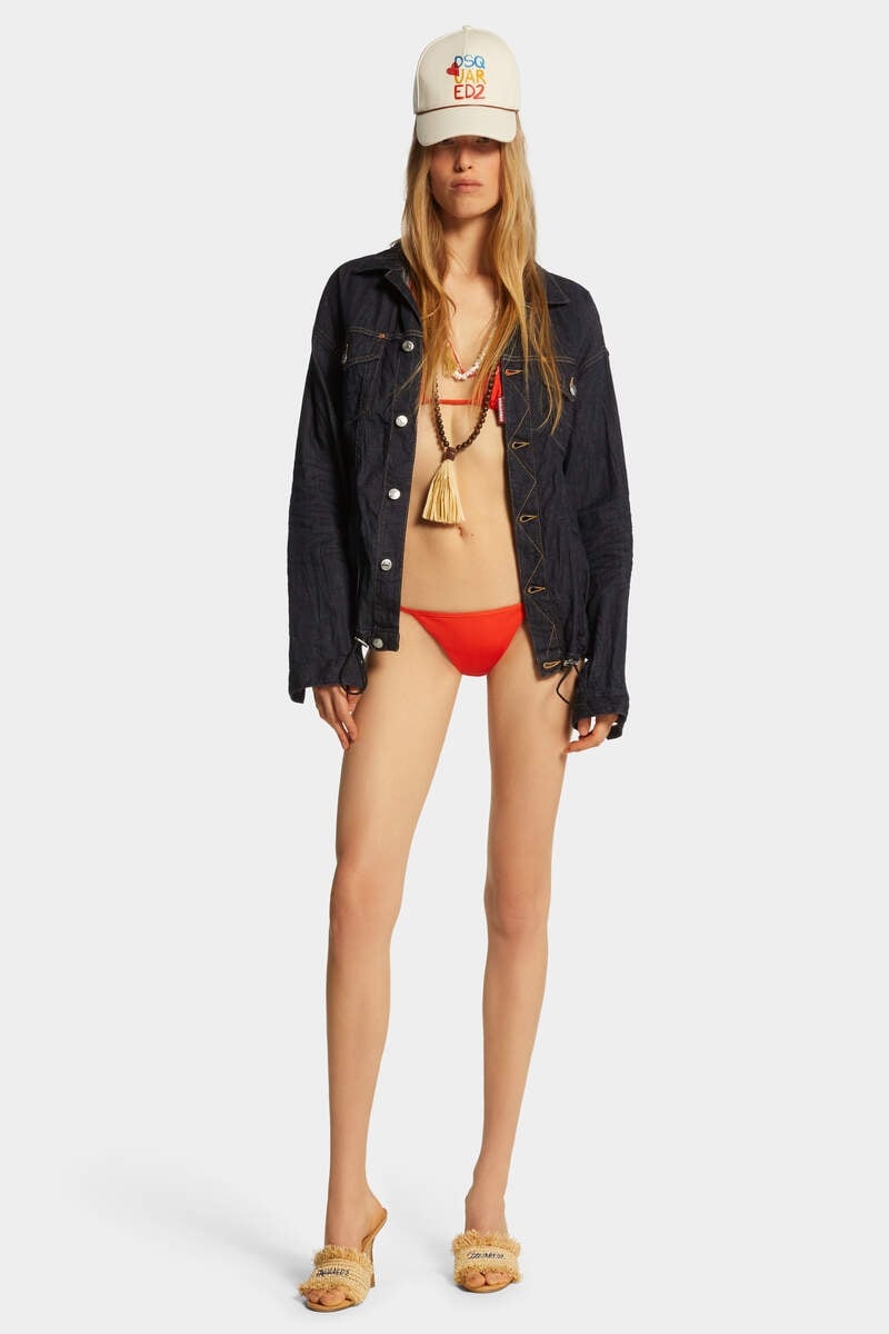 SUMMER LOVERS TRIANGLE BIKINI TOP - 5
