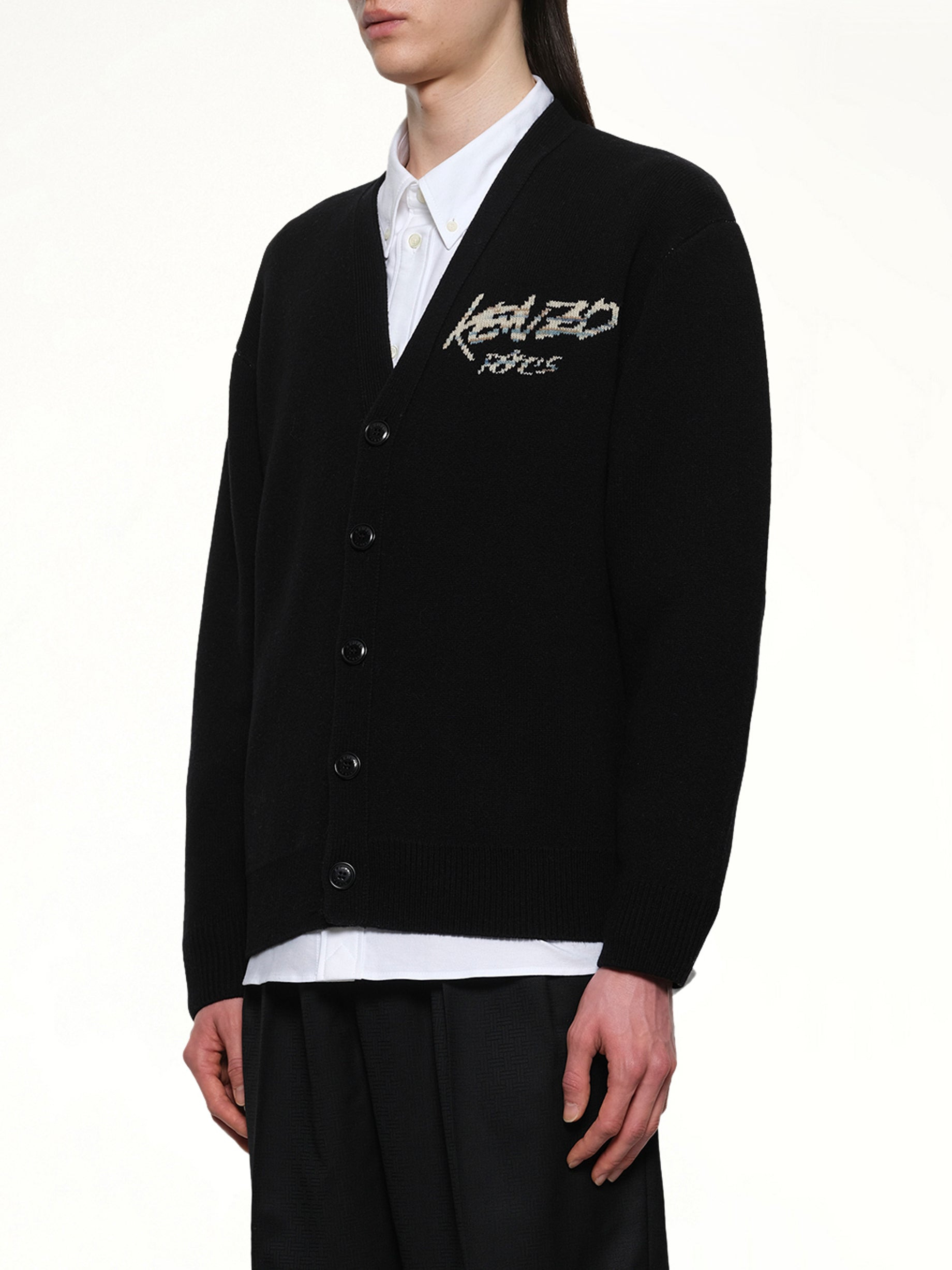 Rws Kenzo Futura Cardigan in Black - 3
