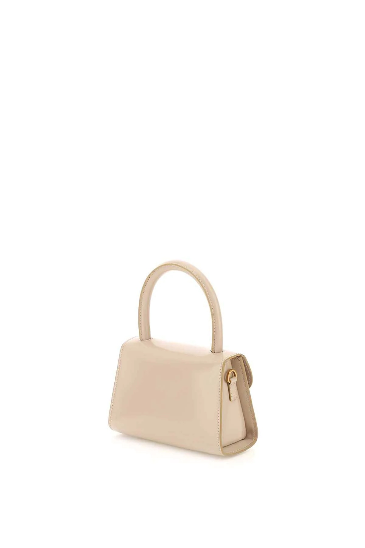 SEMI PATENT LEATHER MINI BAG - 2