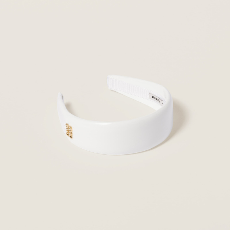 Patent leather headband 1