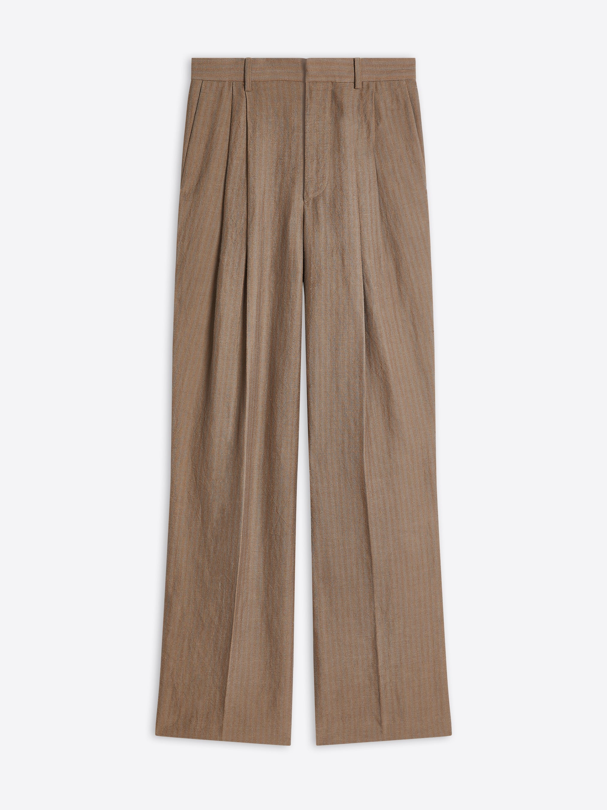 LINEN STRAIGHT PANTS - 1
