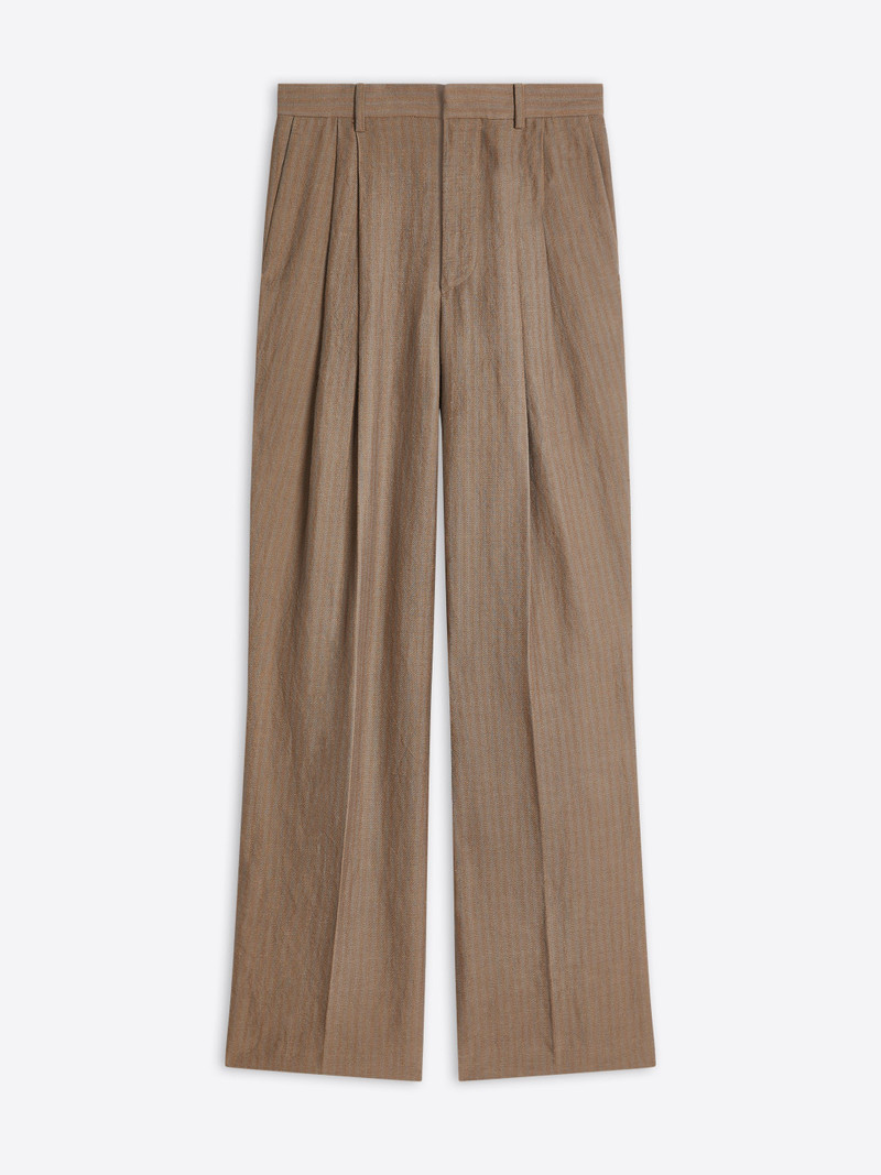 LINEN STRAIGHT PANTS 1