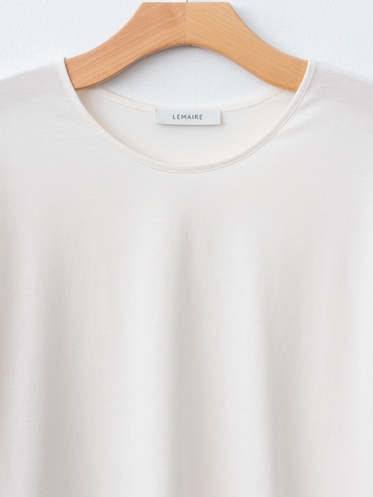 トップス LEMAIRE SOFT SWEAT SHIRT CHALK Lemaire Fitted Sweater Chalk – Neighbour