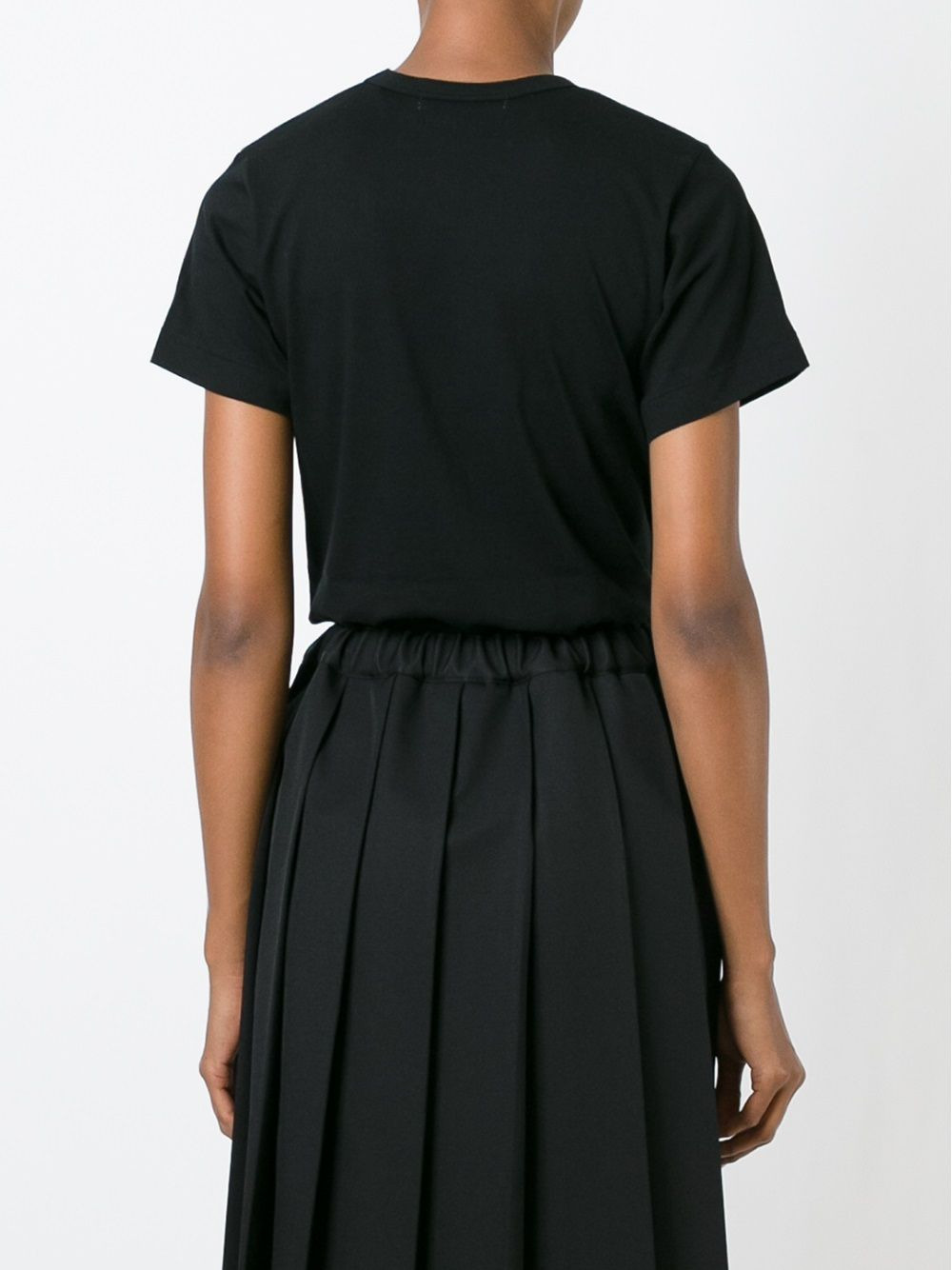 straight pleated skirt - 4