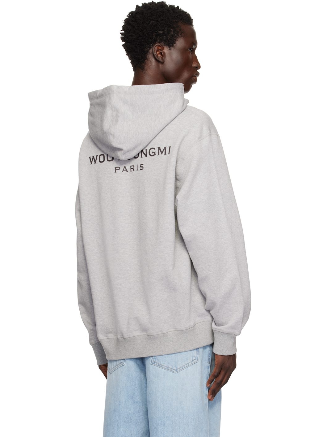 Gray Back Logo Hoodie - 3