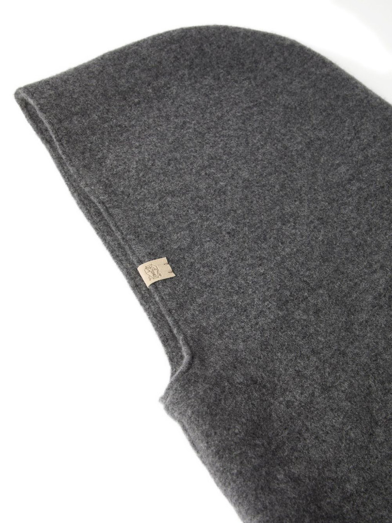 Brunello Cucinelli logo-detail balaclava outlook