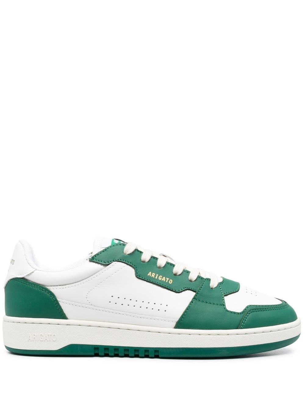 panelled low-top sneakers - 1