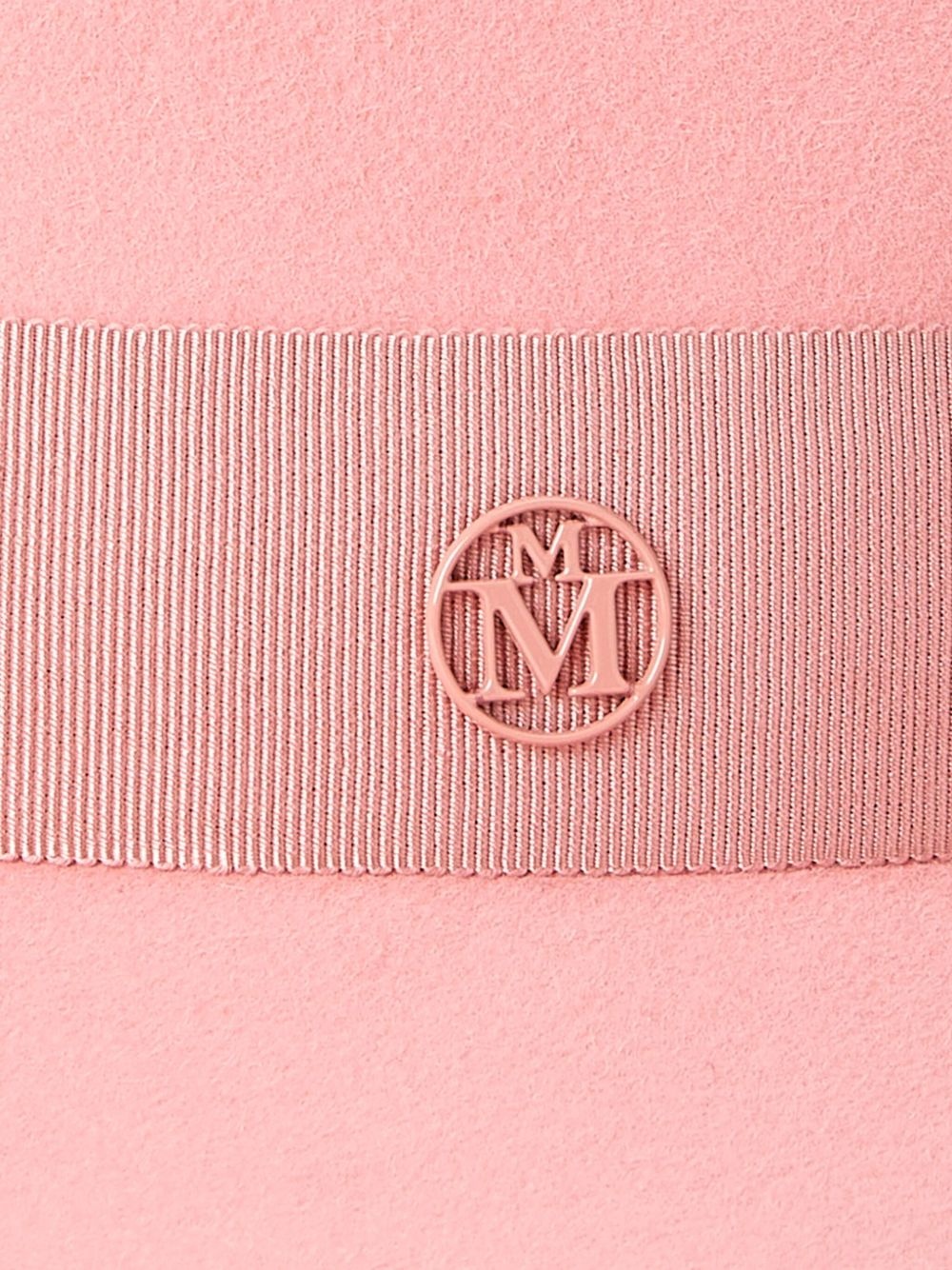 Andre logo plaque-detail wool fedora - 2