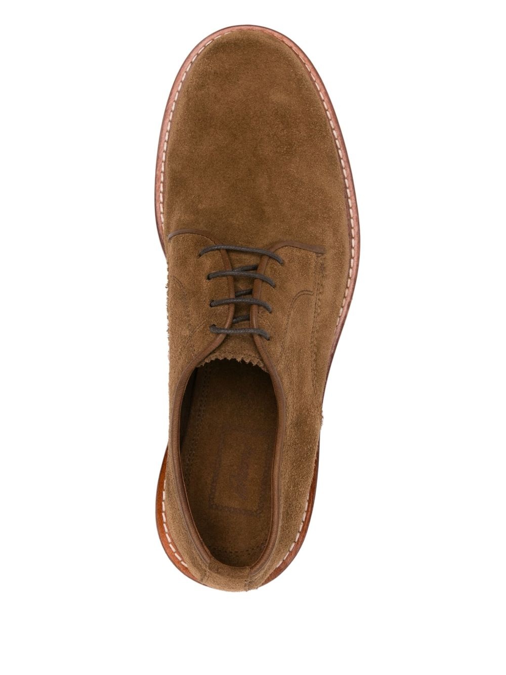 suede derby shoes - 4