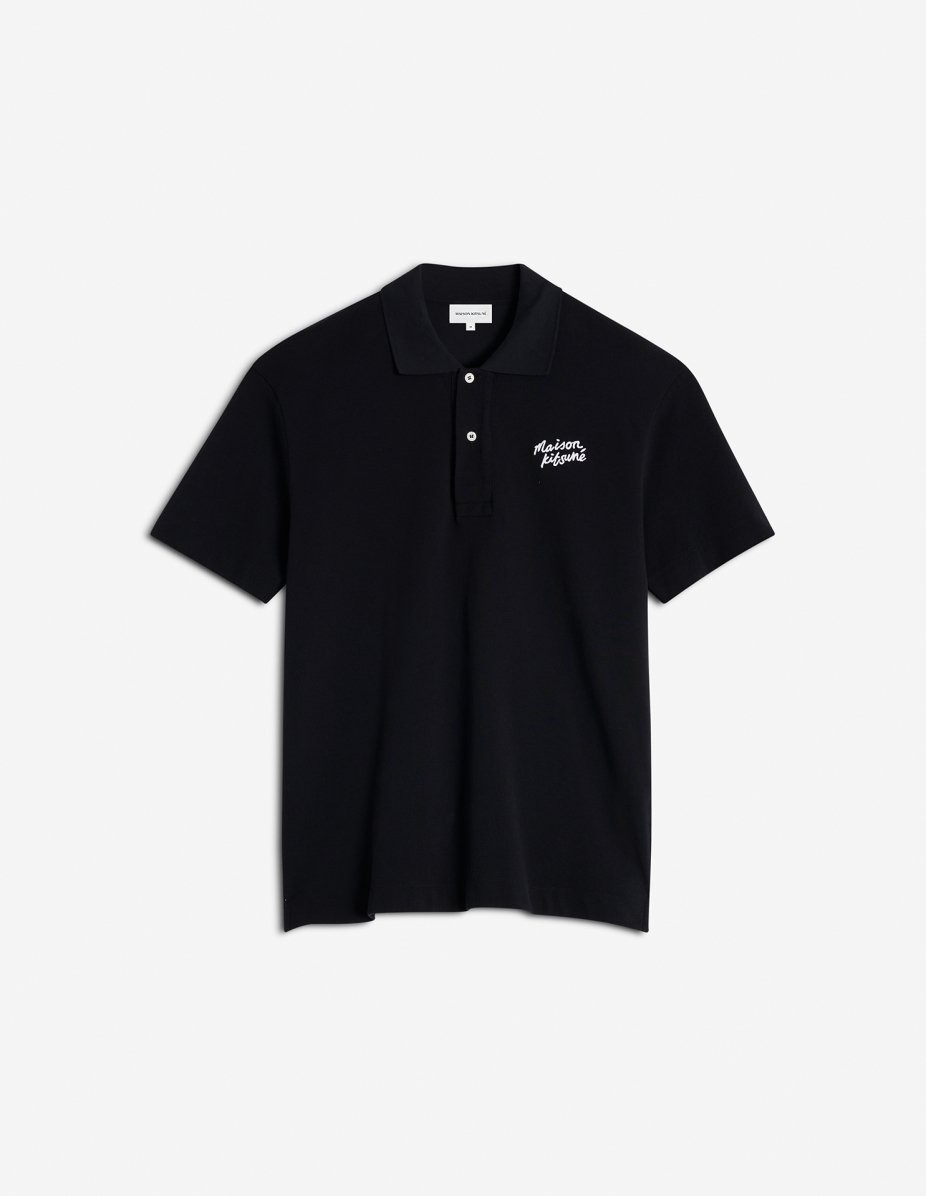 MAISON KITSUNE HANDWRITING COMFORT POLO - 1