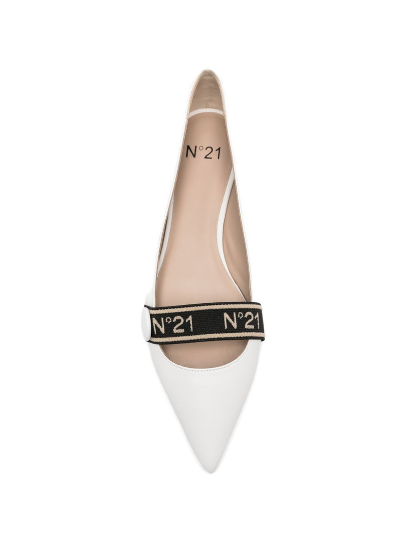 pointed toe strap ballet flats 4