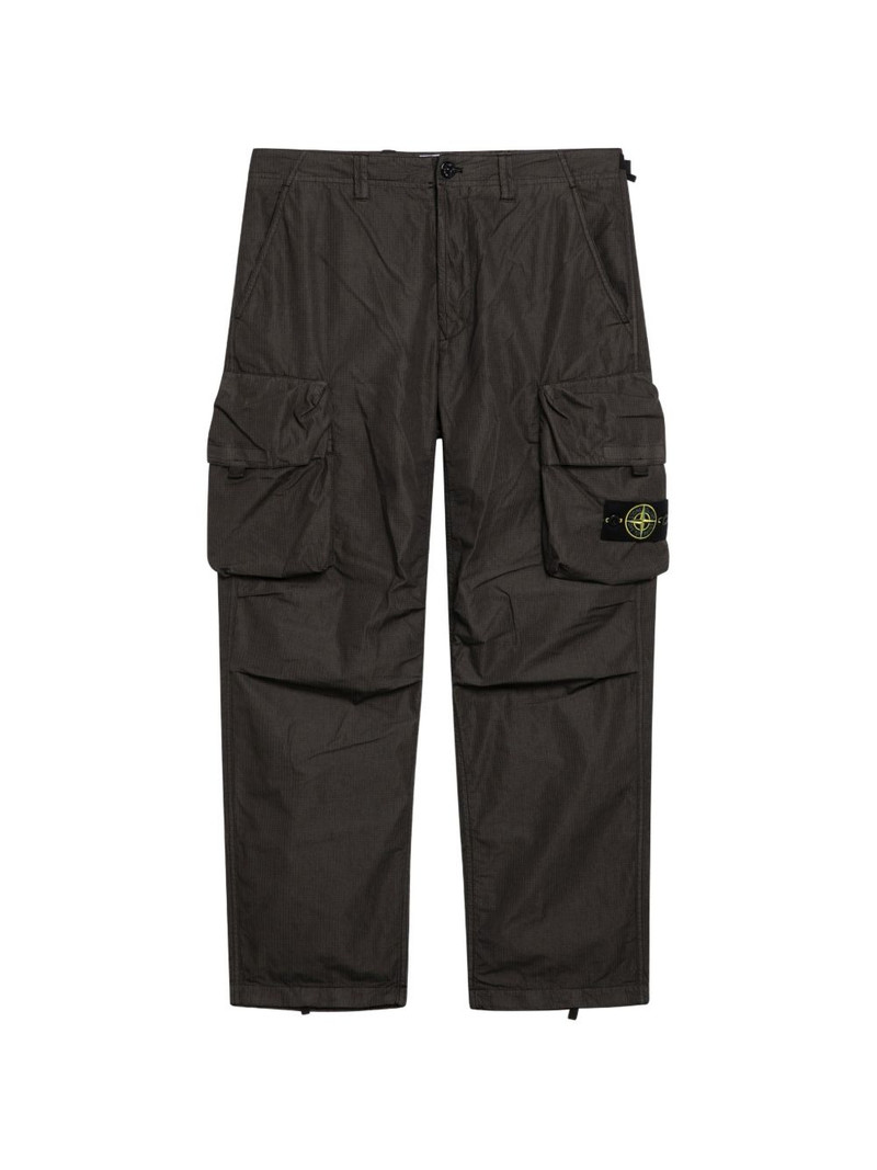 Compass-badge cargo pants 1