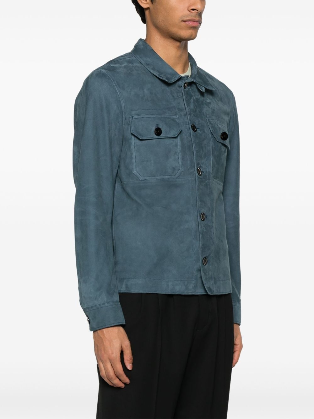 suede shirt jacket - 3